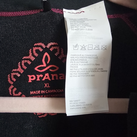 Prana, New, Mara Purple Carmine Desert Geo Surf Paddle Swim Jacket, Size XL - Picture 10 of 12